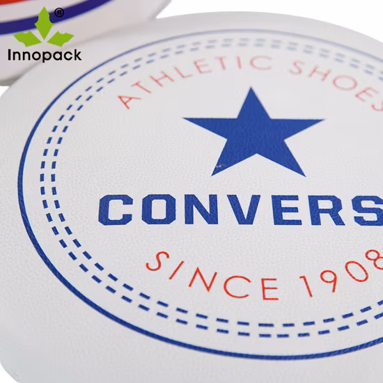 Белый печатный круглый оловянный ведро для хранения барного стула с кожаной подушкой