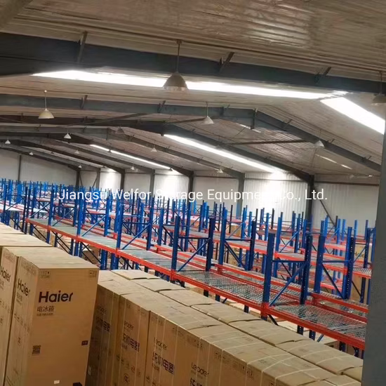 Сверхмощная стальная селективная паллетная стойка для промышленных складских решений