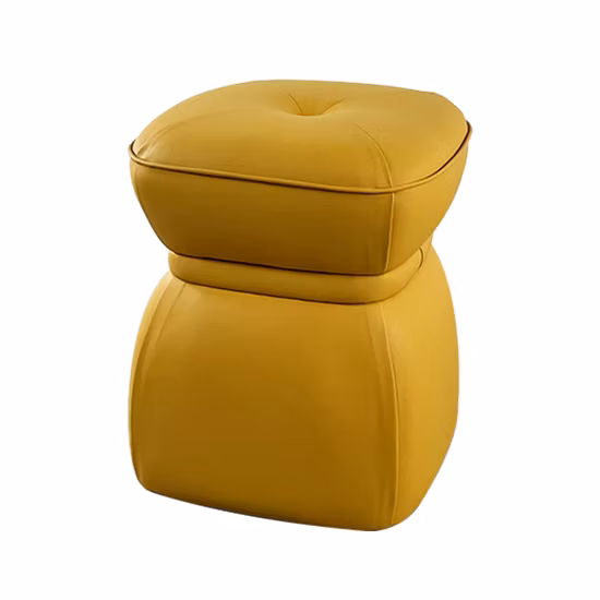 Круглое кресло-мешок с круглым сиденьем для пола, подставка для ног с местом для хранения для табурета для гостиной